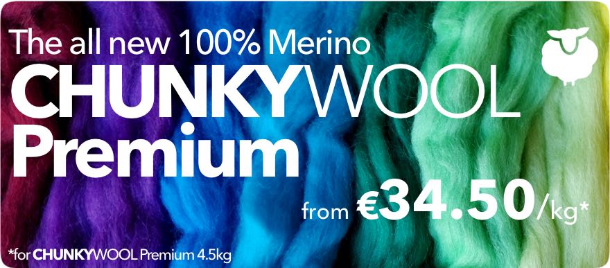 The new CHUNKYwool Premium - from €34.50. 100% Merino.